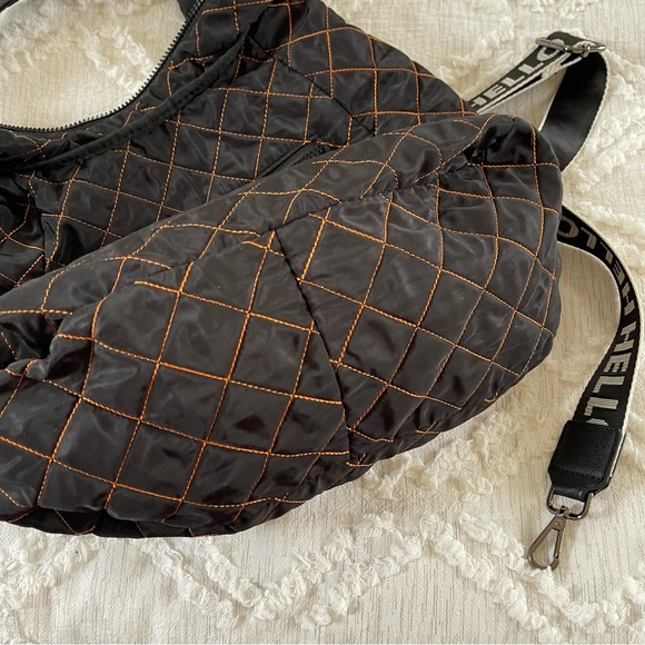 Zara Nylon Tote Bag With Text Detail - Picture 8 of 11